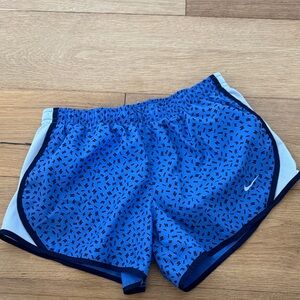 Nike dri fit Blue Patterned Athletic Shorts